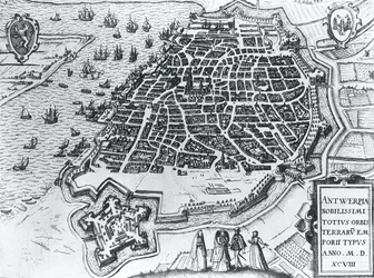 Map of Antwerp